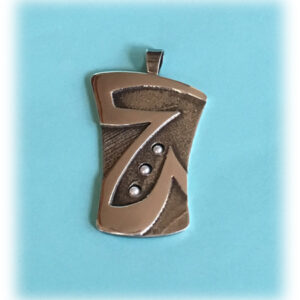 Jared Chavez Cast and Overlay Pendant
