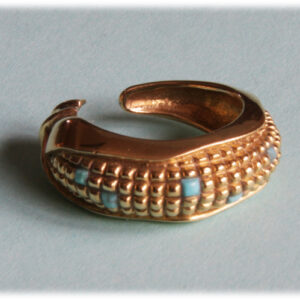 Don Supplee 14k and Turquoise Ring