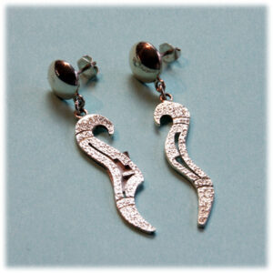 Roy Talahaftewa Tufa Cast Earrings