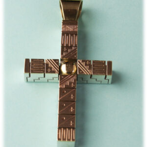 Roderick Tenorio Sterling and Gold Cross